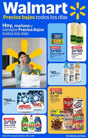 Folleto Walmart Ofertas de Supermercado Septiembre 2025